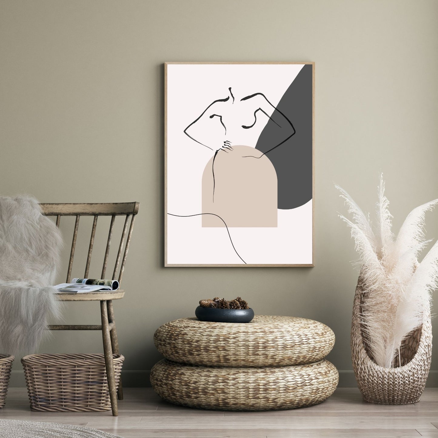 Abstract Modern Woman